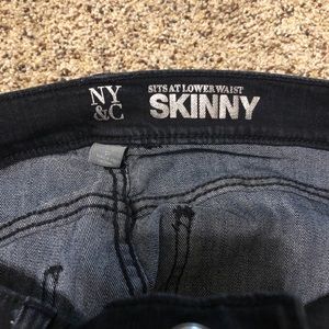 New York and Company Black Skinny Jeans